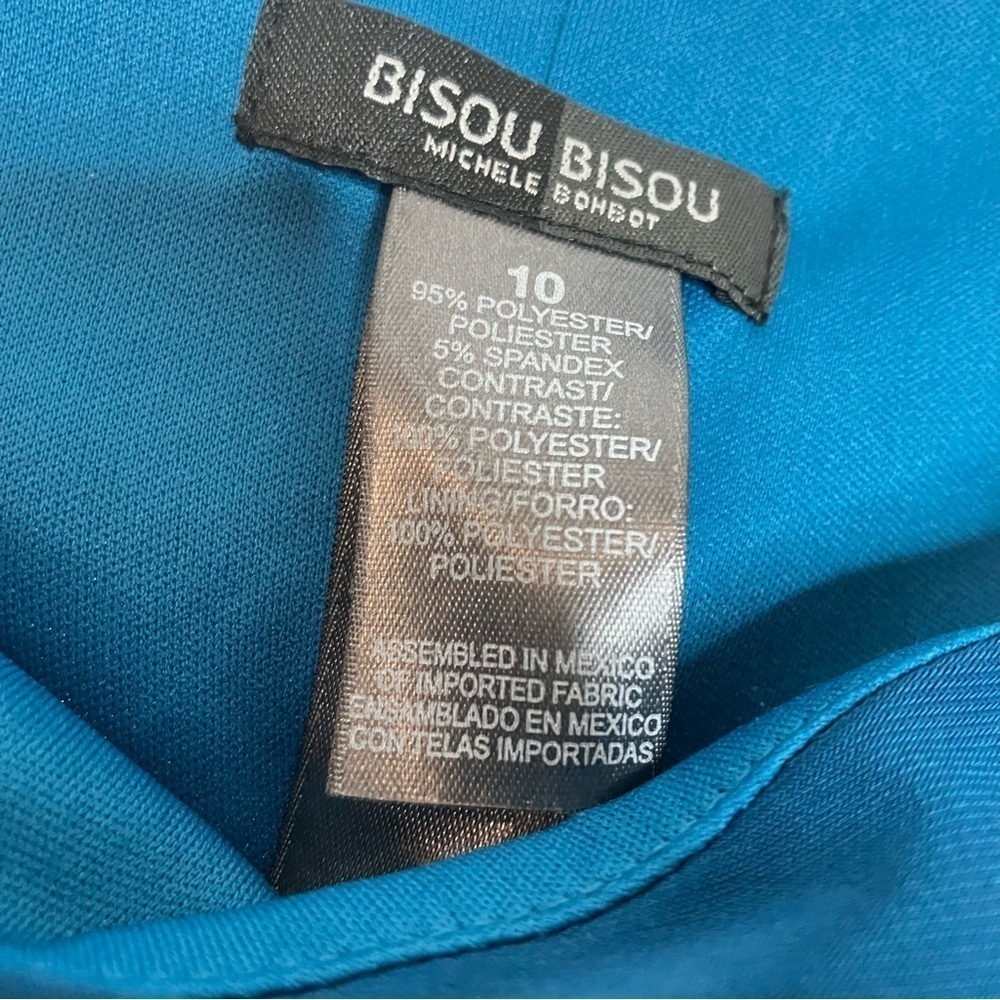Bisou Bisou blue dress size 10 - Picture 4 of 6